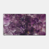 Amethyst Crystal Energy Pattern Schreibtischunterlage (Vorderseite)