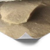 Amethyst Crystal Geode Digitale Kunst Poster (Ecke)