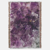 Amethyst Crystal Pattern Decke (Vorderseite Vertikal)