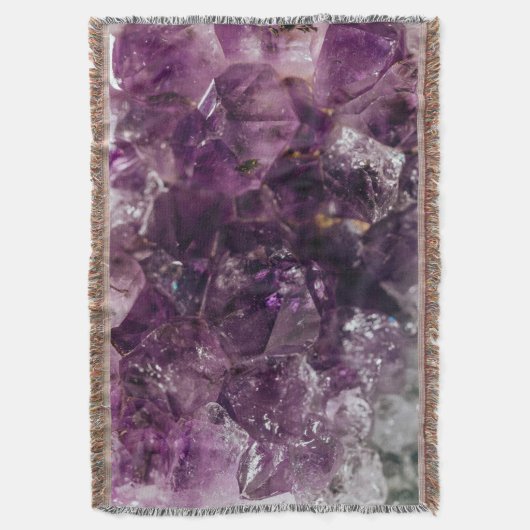 Amethyst Crystal Pattern Decke (Vorderseite Vertikal)