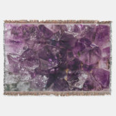 Amethyst Crystal Pattern Decke (Vorderseite)