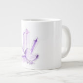Amethyst Crystal Positive Vibes Tasse (Vorderseite Rechts)