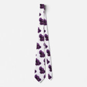 Amethyst Crystal Stone Krawatte (Vorderseite)