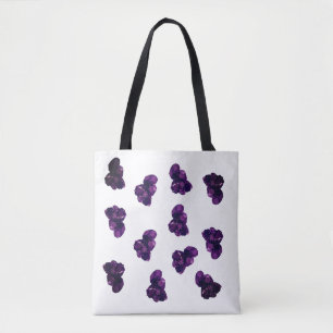 Amethyst Crystal Stone Tote Bag Tasche