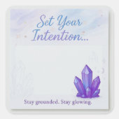 Amethyst Crystal-Themed Pastel Sticker (Vorderseite)