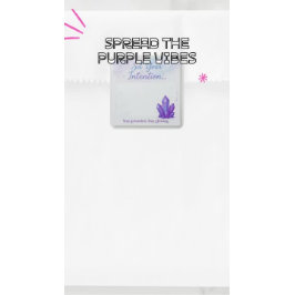 Amethyst Crystal-Themed Pastel Sticker