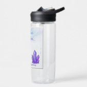 Amethyst Crystal-Themed Pastel Trinkflasche (Links)