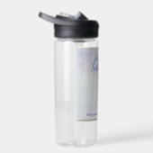 Amethyst Crystal-Themed Pastel Trinkflasche (Rechts)