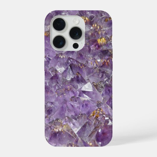 amethyst crystals phone case iPhone hülle (Rückseite)