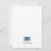 Amethyst Dragon - Grußkarte Karte (Rückseite)