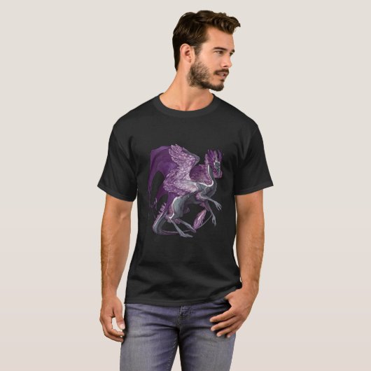 Amethyst Dragon T-Shirt (Vorne ganz)