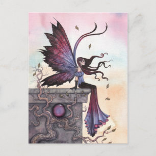 Amethyst Dream Fantasy Fairy Postcard Postkarte