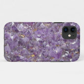 Amethyst-Edelstein aus violettem Kristall Case-Mate iPhone Hülle (Rückseite (Horizontal))