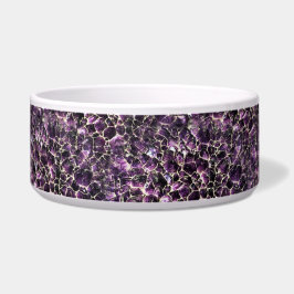 Amethyst Edelstein-Kristalldruck Napf