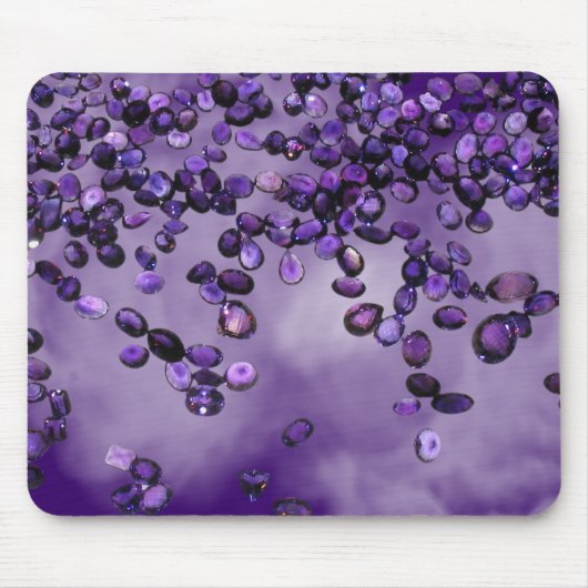 Amethyst-Edelsteine Mousepad (Vorne)