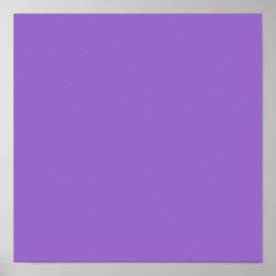 Amethyst (einfarbig) poster