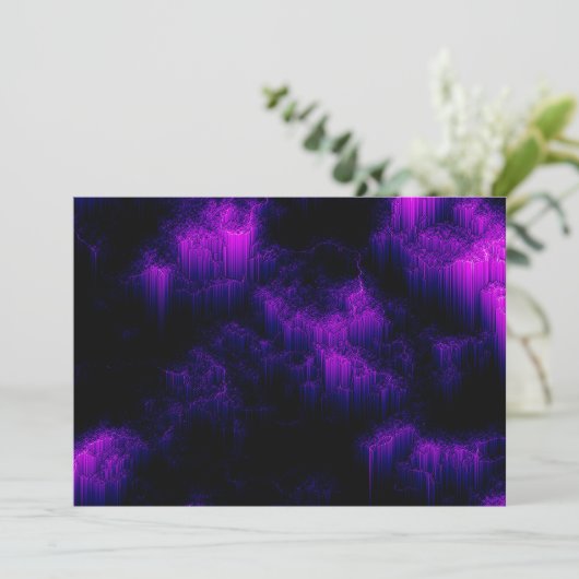 Amethyst Einladung (Stehend Vorderseite)