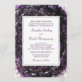 Amethyst| Einladung zur Hochzeitsfeier