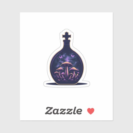 Amethyst Elixir Aufkleber (Blatt)