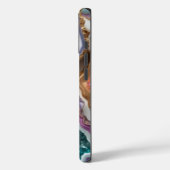 Amethyst & Emerald Crystal Geodes - Eleganter Marm Case-Mate iPhone Hülle (Rückseite / Links)