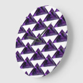 Amethyst, Februar Birthstone Lila große Uhr (Winkel)