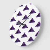 Amethyst, Februar Birthstone Lila große Uhr (Winkel)