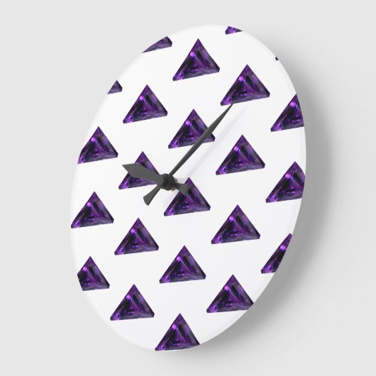 Amethyst, Februar Birthstone Lila große Uhr (Winkel)