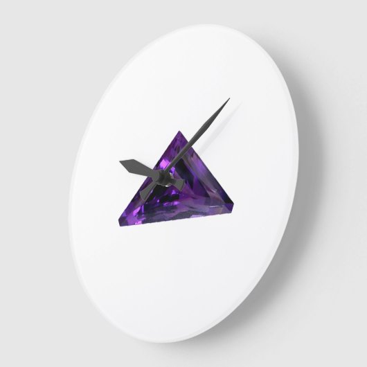 Amethyst, Februar Birthstone Lila große Uhr (Winkel)