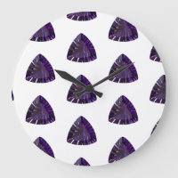 Amethyst, Februar Birthstone Lila große Uhr