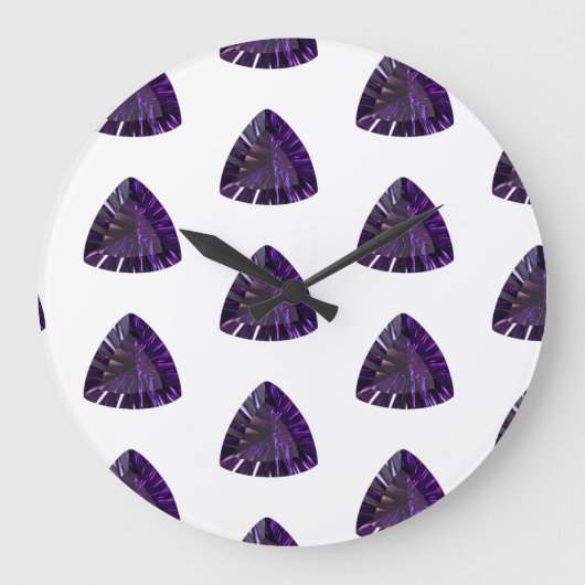 Amethyst, Februar Birthstone Lila große Uhr (Vorderseite)