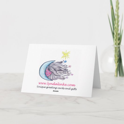 Amethyst - Februar Geburtstag Karte (Rückseite)