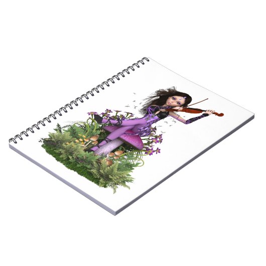 Amethyst feenhafte ~ Bonbon-Melodie Notizblock (Linke Seite)