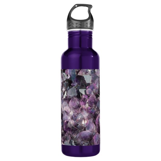Amethyst Flasche Trinkflasche (Vorderseite)