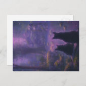 Amethyst Forest Feiertagspostkarte (Vorne/Hinten)