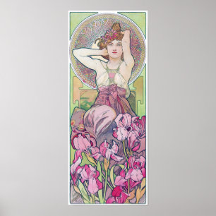 Amethyst (Four Jewels), Alphonse Mucha Poster