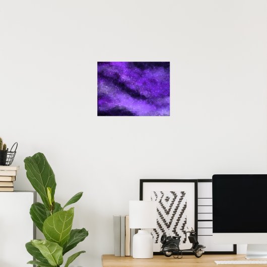 Amethyst Galaxy Poster (Heimbüro)