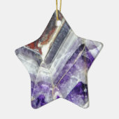 Amethyst Gebirgsquarz Keramikornament (Links)