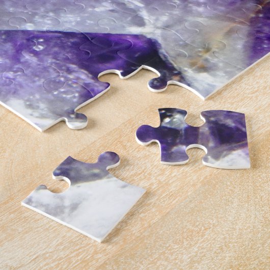 Amethyst Gebirgsquarz Puzzle (Seite)