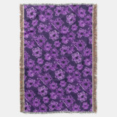 Amethyst gegen Mitternacht Decke (Vorderseite Vertikal)