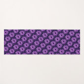 Amethyst gegen Mitternacht Yogamatte (Vorderseite (Horizontal))