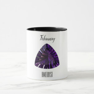 Amethyst Gem Lila Coffee Tasse Februar Birthstone