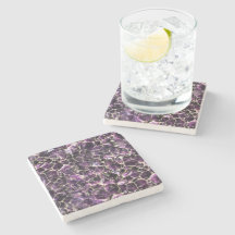 Amethyst Gemstone Crystal Print
