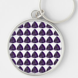 Amethyst Gemstone, Februar Birthstone, Lila Schlüsselanhänger