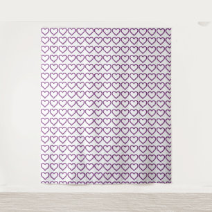 Amethyst Gemstone Herz Lila Wandteppich