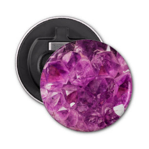 Amethyst Gemstone Image Shiny und Funkelnd Flaschenöffner
