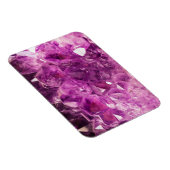Amethyst Gemstone Image Shiny und Funkelnd Magnet (Rechte Seite)