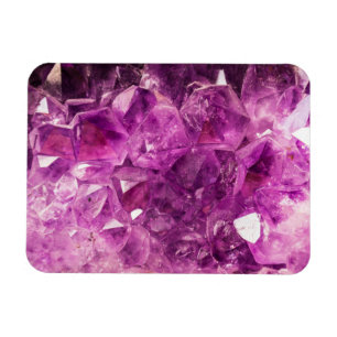 Amethyst Gemstone Image Shiny und Funkelnd Magnet