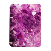 Amethyst Gemstone Image Shiny und Funkelnd Magnet (Vertikal)