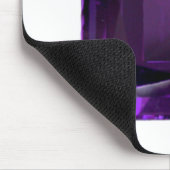 Amethyst Gemstone Lila Mousepad (Ecke)