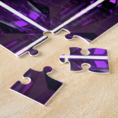 Amethyst Gemstone Lila Puzzle (Seite)